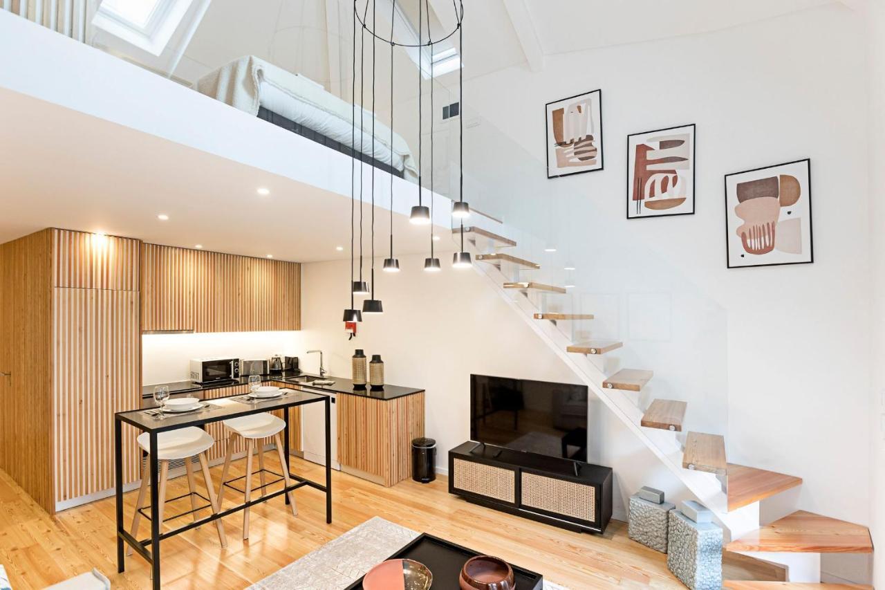 Studio Duplex W Ac Near River Front By Lovelystay Porto Buitenkant foto